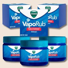 pack of 3 VapoRub Cough Suppressant Topical Chest Rub, Vapors 1.76oz each