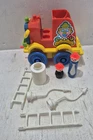 Vintage Fisher Price Little People Crazy Clown Fire Brigade Truck Car w/Figures