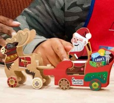 Lowe s SLEIGH RIDE DIY Kids Workshop Kit With Patch Goggles DEC 2025- NEW