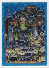 2024 Marvel Masterpieces 92 Platinum Blue Traxx Refractor Card #52 Mole Man