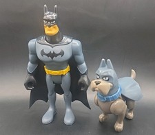 Fisher Price DC League of Super Pets Batman and Ace Set of 2 Poseable Figures