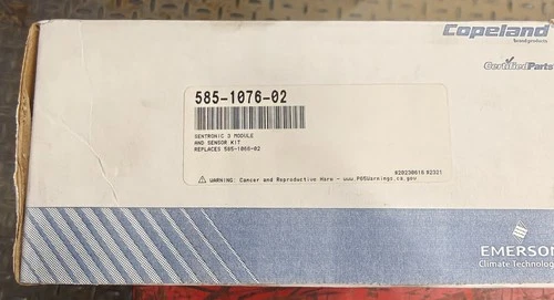 Brand NEW COPELAND 585-1076-02 Sentronic 3 Module,Oil Control