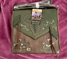 Her Universe LOTR Lord Of The Rings Lorien Leaf Messenger Crossbody Bag NWT