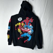017 Marvel Heroes Black HoodieYellow Red Blue Accents Toddlers Boy Size 5