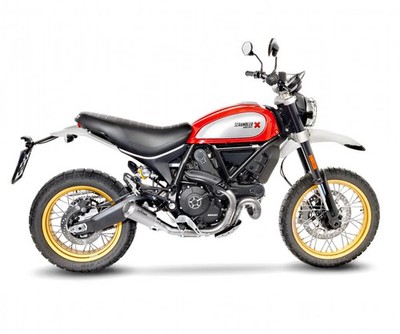 LeoVince Muffler exhaust LV-10 EURO 4 DUCATI SCRAMBLER 800 DESERT