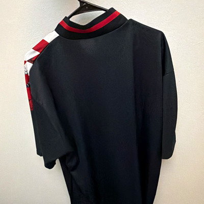 adidas MUFC Manchester United Soccer Jersey Shirt XL Black Red White