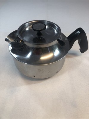 Vintage Coffee/tea Pot/ Metro Stainless /Mid Century/kitchen Collectible
