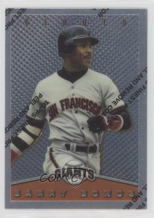 1995 Topps Total Bases Finest Barry Bonds #7 03lu