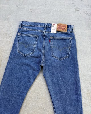 Levis Jeans Mens 32x30 Blue 512 Slim Taper Fit Denim Pants Western Stretch NEW