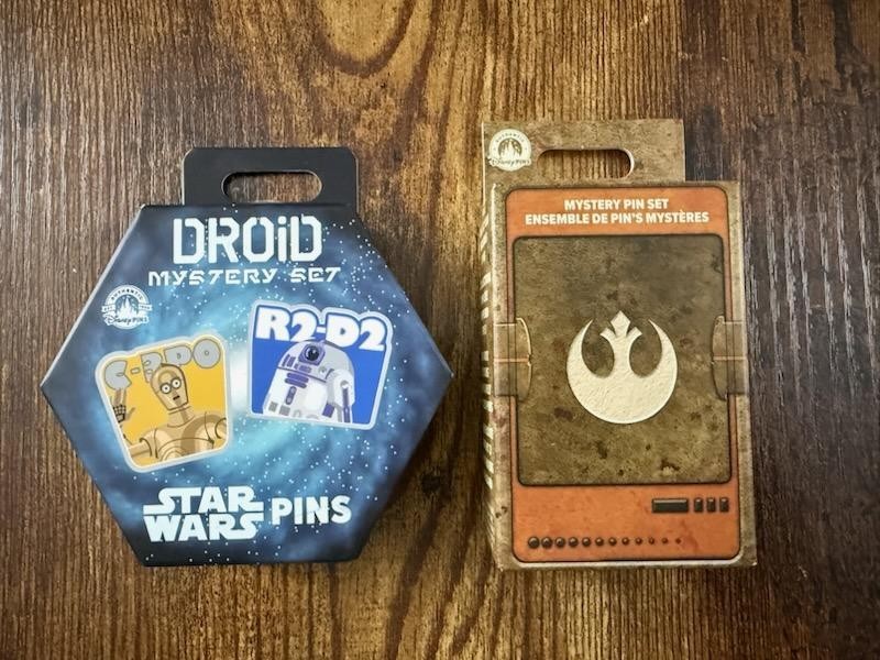 Disney Parks Trading Pins Star Wars Resistance Droid 2 Pin Mystery Box Set Of 2