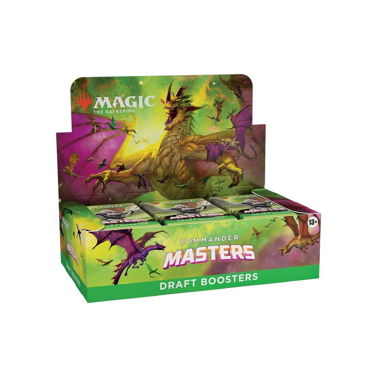 Box DRAFT Boosters 24 Boosters Packs COMMANDER MASTERS MTG ENG Magic CMM
