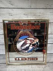 VTG Budweiser Salutes U.S. Air Force Eagle Anheuser-Busch 1992 Beer Mirror Sign