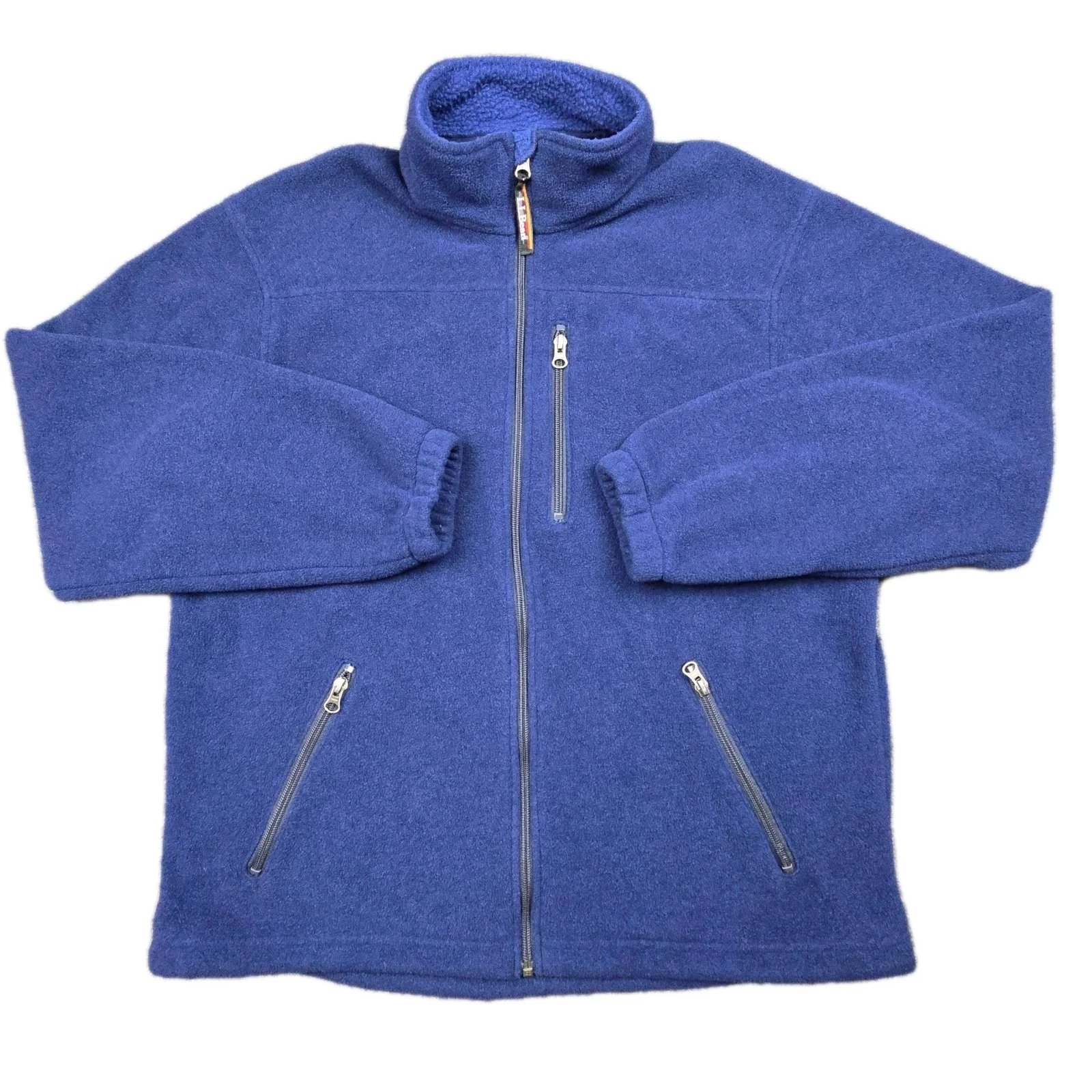 L.L. Bean Thermal Pro Fleece Jacket Full Zip Made USA Men’s Medium Vintage