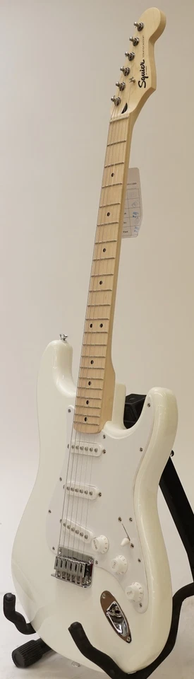 Squier Sonic Stratocaster HT, Maple Fingerboard, White Pickguard, Arctic White - image 2 of 4