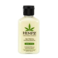 Hempz Age Defying Pure Herbal Extracts Moisturizer 2 oz travel