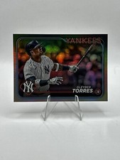  Gleyber Torres 2024 Topps Series 1 #210 Rainbow Foil Yankees