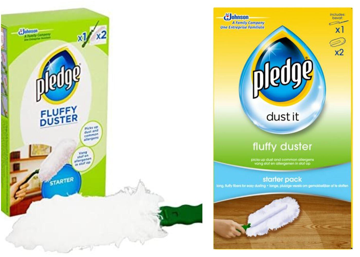 Pledge Dust It Fluffy Refills Wipes Cleaning Home Duster Home Dust