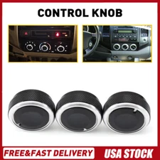 3Pcs Switch Knob Heater Climate Control Button A/C For Toyota Tacoma Vios 05-15