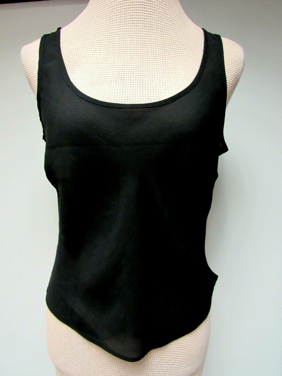 Black Sheer Tank Top Fitted Dress Casual Evening M EUC | eBay Black Sheer Tank Top Fitted Dress Casual Evening M EUC | eBay