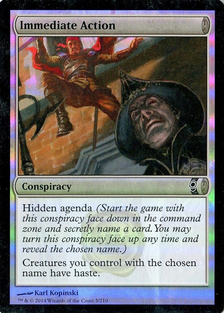 Immediate Action [Conspiracy] Near Mint Foil