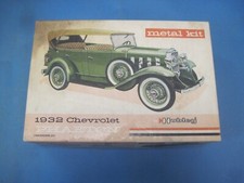 OPEN BOX Hubley METAL Model Kit 1932 CHEVROLET PHAETON No. 4865 mostly complete