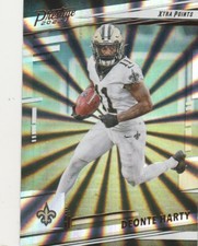 2022 PRESTIGE DEONTE HARTY WR SAINTS #211 EXTRA POINTS SUNBURST SP 
