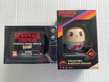 Stranger Things Bitty Boomers Bluetoooth Speaker and Upside Down Capsule