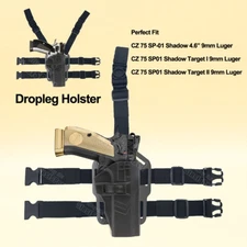 Drop Leg CZ 75 SP01 Shadow Holster Fit CZ 75 SP01 Shadow Target II SP01 Tactical