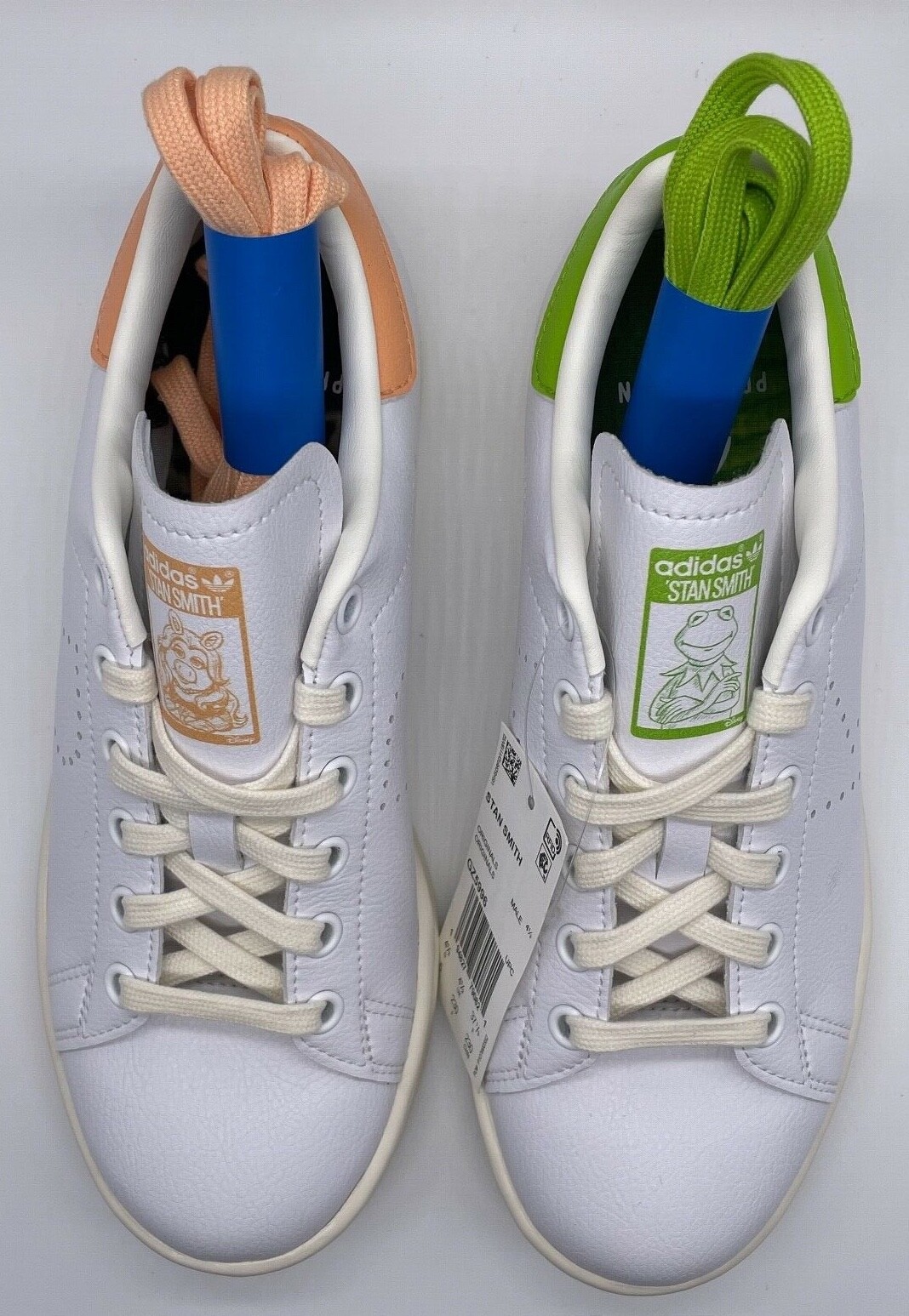 Adidas Disney Miss Piggy and Kermit Stan Smith Cloud White M 5 / W 6 - Mens Originals Shoes