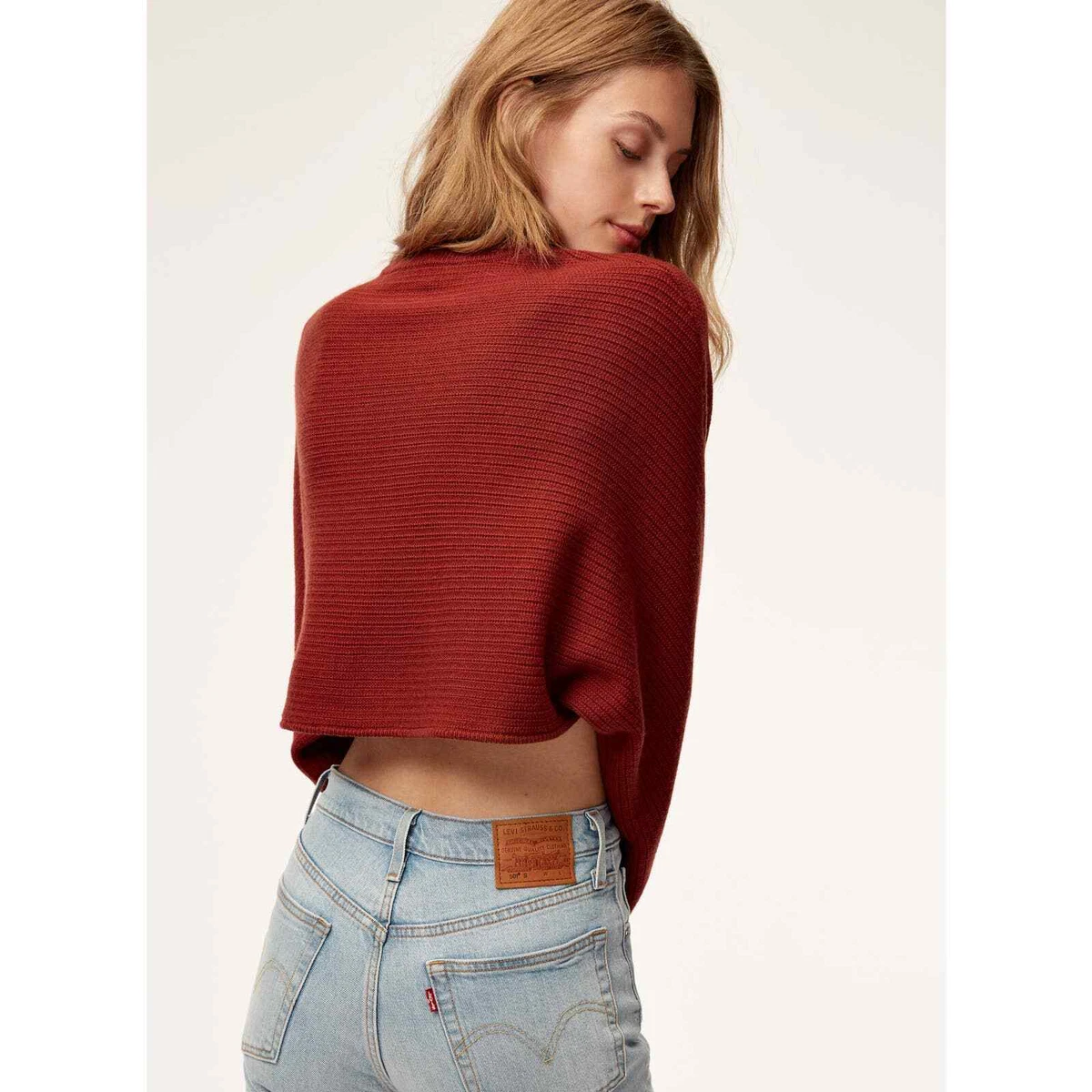 Aritzia red sweater top