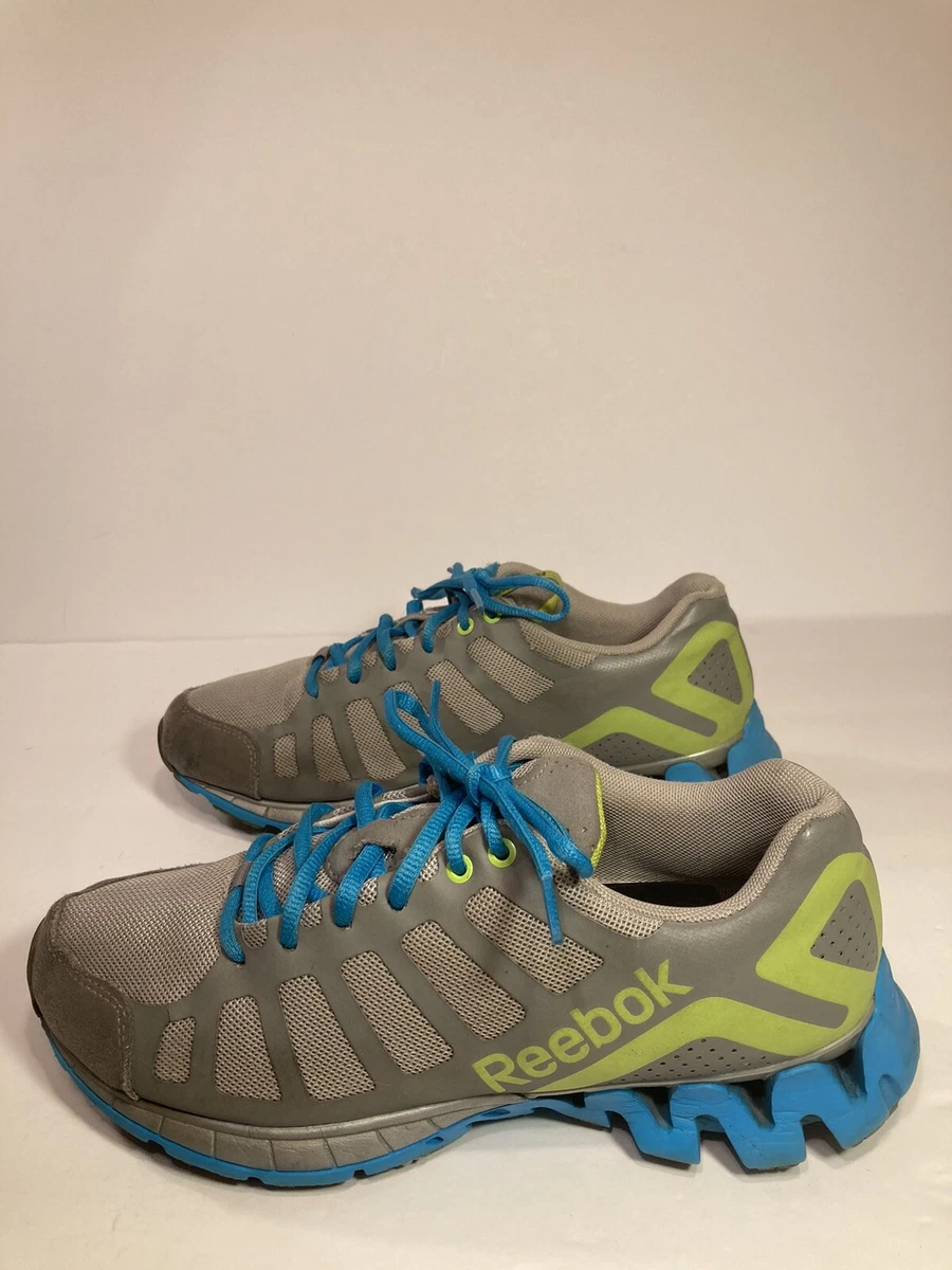 Reebok Zigtech Gray Green Women s Size 7.5 Athletic Running Sneakers 023501 812