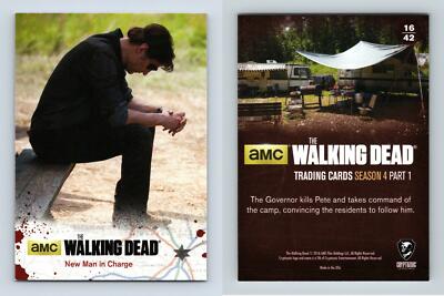 New Man In Charge #16 The Walking Dead Season 4 Pt1 Cryptozoic 2016 Trading Card