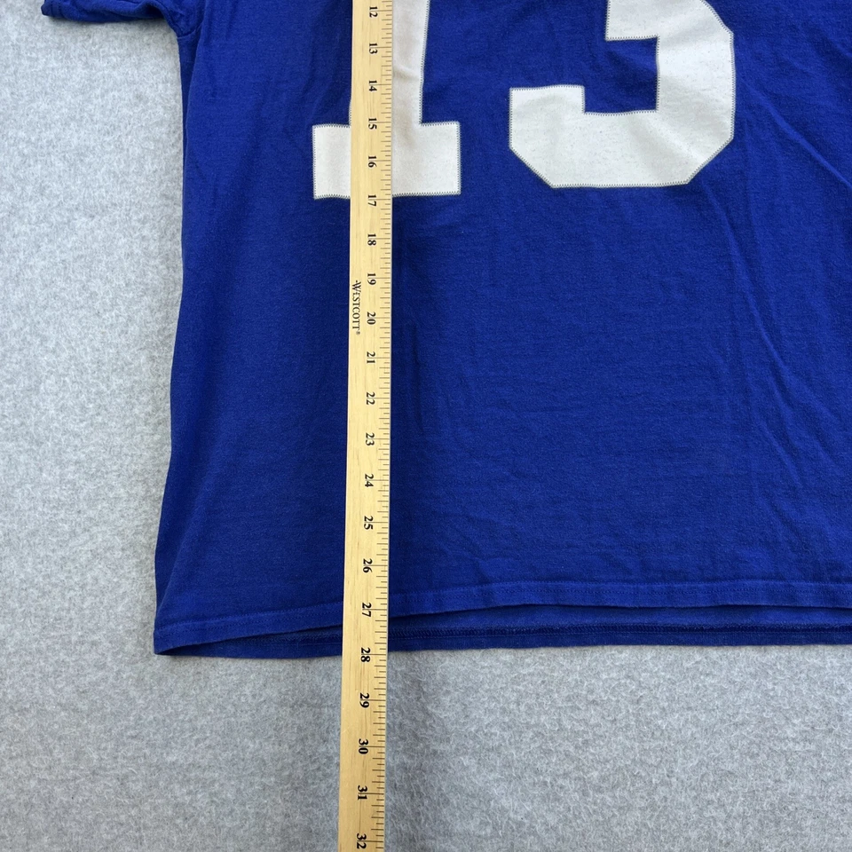 Camisa de los New York Giants para hombre grande azul Odell Beckham Jr. #13 NFL fútbol americano adulto Foto 3 de 4
