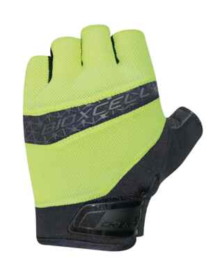 Chiba BioXCell Pro Fahrrad Handschuhe kurz gelb/schwarz 2023