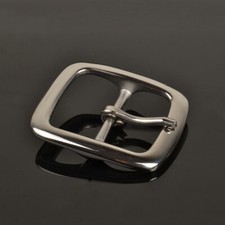 2Pcs Heavy Duty Single Prong Belt Buckle Replacement Pin Buckle Fits 4.2cm