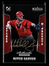 2013 Onyx Platinum Prospects Autographs Gold Ink #PPAMG Mitch Garver RC Twins