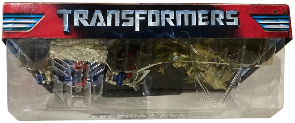 Transformers Película Pantalla Batallas Freeway Brawl Optimus Prime Vs Bonecrusher NUEVO Foto 3 de 4