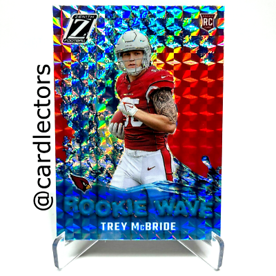 2022 Panini Zenith Football TREY McBRIDE Rookie Wave #RW-TM Red