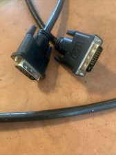 Kabel DVI do DVI męski na męski komputer graficzny monitor LCD DVI-D pojedyncze łącze 12 stóp