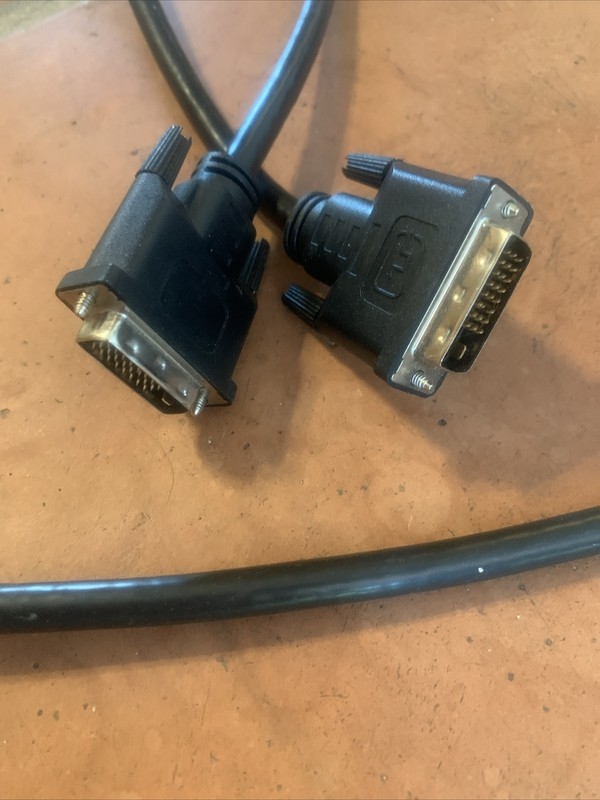 DVI to DVI Cable Male to Male PC Graphic LCD Monitor DVI-D Single Link 12 Feet