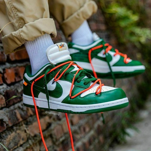 low pine green dunks