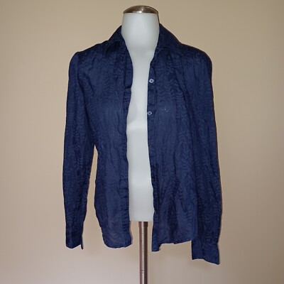 calvin klein navy blue dress shirt Calvin Klein Jeans Poplin Stretch Slim Fit Shirt, Blue (42)
