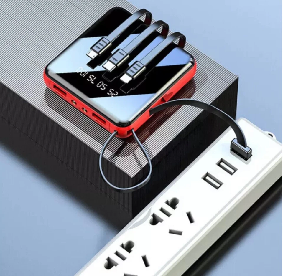 20000mAh Power Bank Portable Fast Charger Battery Pack 2USB LED For Mobile Phone - Image 2 of 4