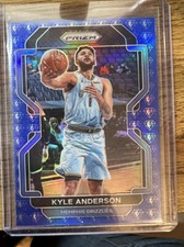 2021-22 Prizm Basketball 75th Anniversary Blue Prizm Kyle Anderson #211 Memphis