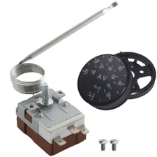 ADJUSTABLE ELECTRIC ENGINE RADIATOR COOLING FAN THERMO-STAT TEMP-ERATURE SWITCH