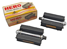 HERO Model 1 Pedali Bicicletta Blocco Oldtimer Vintage NOS Blockpedale
