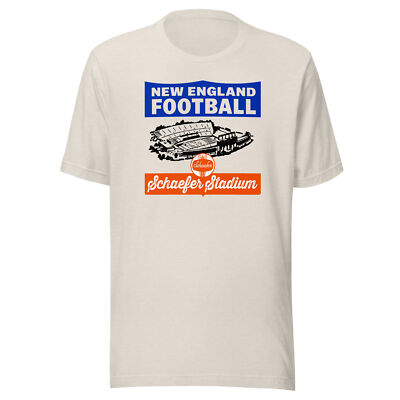 Schaefer Stadium T-Shirt - Foxboro, MA | Retro New England Football Tee