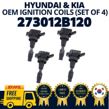 GENUINE OEM Hyundai Kia Denso Ignition Coil Coils Set 4 Elantra Sonata Tucson