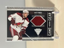 2011-12 Titanium Game Worn Gear #59 Keith Yandle - NHL Hockey Card