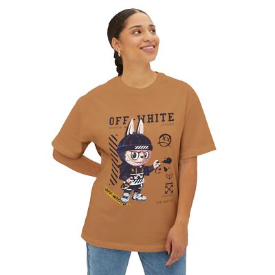 La Bubu Off-White Oversized Boxy Tee Hypebeast Merch | eBay
